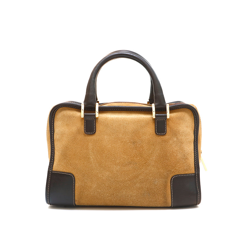 ロエベ LOEWE スエード アマソナ28 ハンドバッグ ベージュ P14226 – NUIR VINTAGE