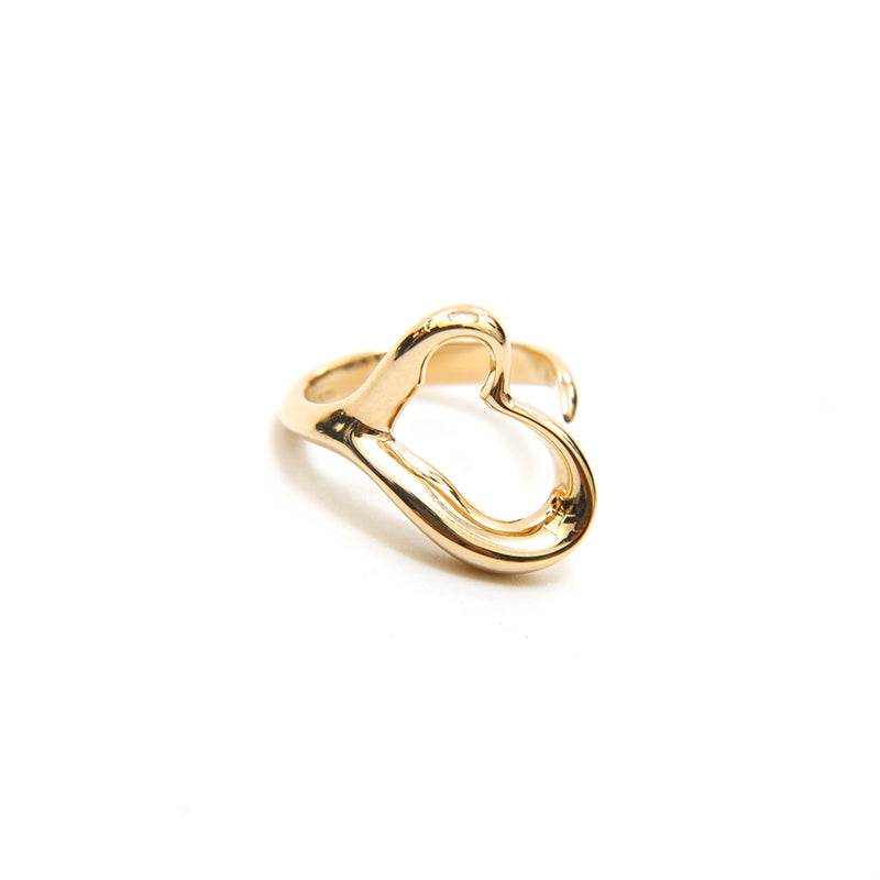 ティファニー TIFFANY&Co. リング ハート K18YG 5.86g 48サイズ 8号