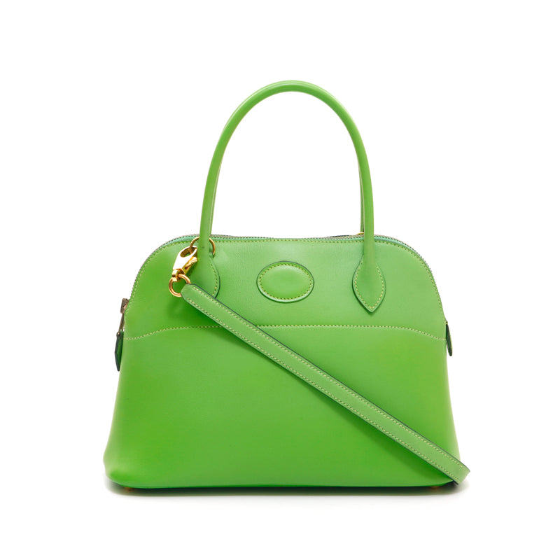 Hermes Bolide Womens Handbags, Green