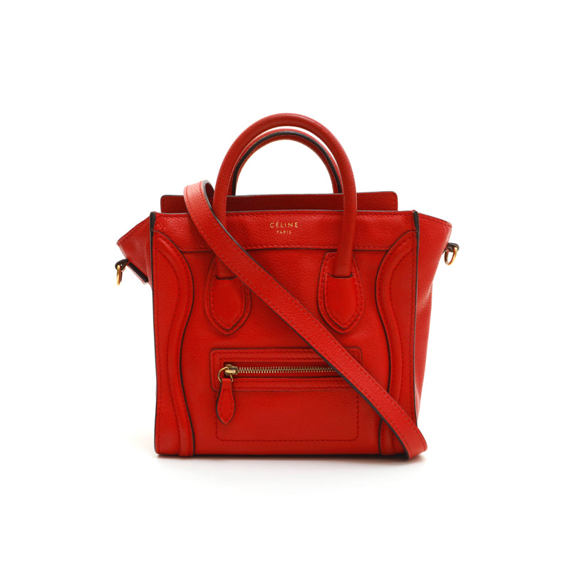 セリーヌ CELINE ラゲージ ナノショッパー 2WAY ハンドバッグ