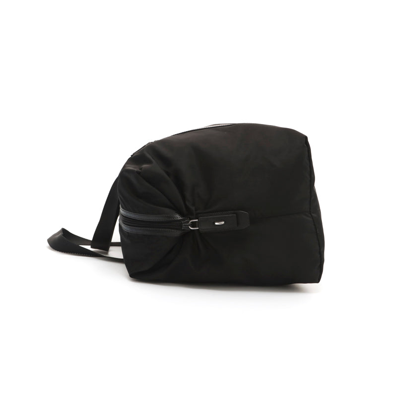PRADA Logo Nylon Boston Bag Black P14665 – NUIR VINTAGE