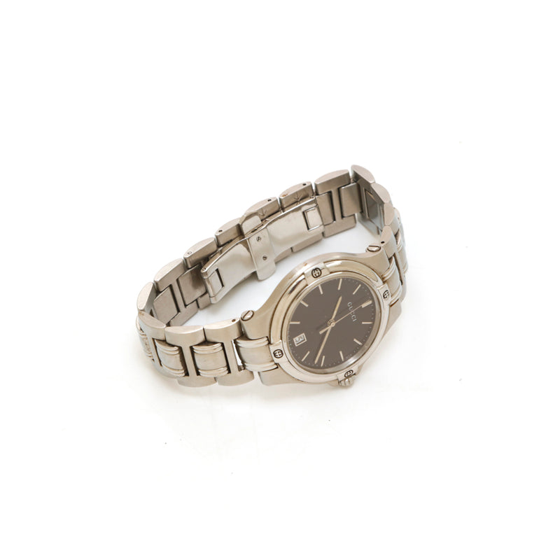 グッチ　腕時計 グッチ GUCCI クォーツ メンズ 腕時計 シルバー P14696 – NUIR