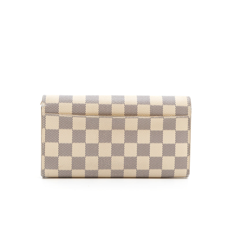 ルイ・ヴィトン LOUIS VUITTON ダミエ アズール ポルトフォイユ サラ