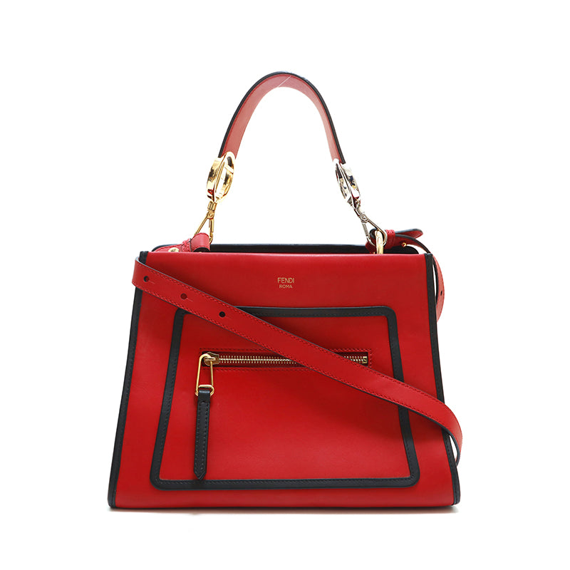 FENDI Runaway 2WAY Shoulder Handbag Red P14986 – NUIR VINTAGE