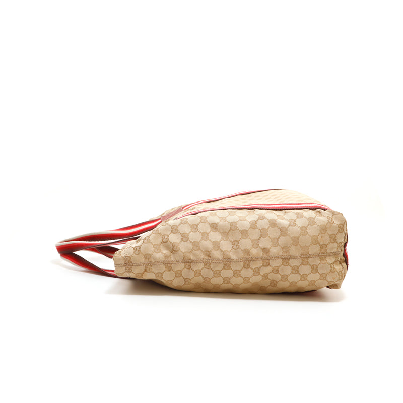 グッチ GUCCI GGキャンバス トート ハンドバッグ ベージュ