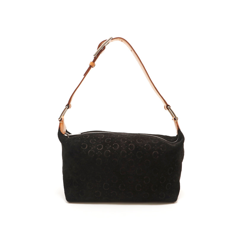 セリーヌ ハンドバッグ ポーチ ホース Cマカダム スウェード FR507 セリーヌ ハンドバッグ ポーチ ホース Cマカダム スウェード FR507