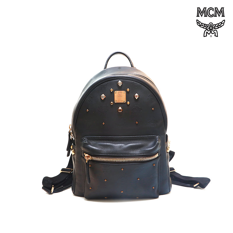 black mcm mini backpack MCM MCM Studded Backpack Backpack/Daypack Black P15210 – NUIR VINTAGE