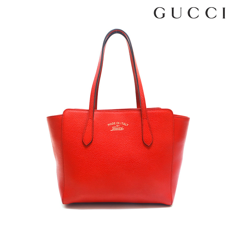 GUCCI ショルダーバッグ Gucci Logo Leather Shoulder Shoulder Handbag Red P15307 – NUIR VINTAGE