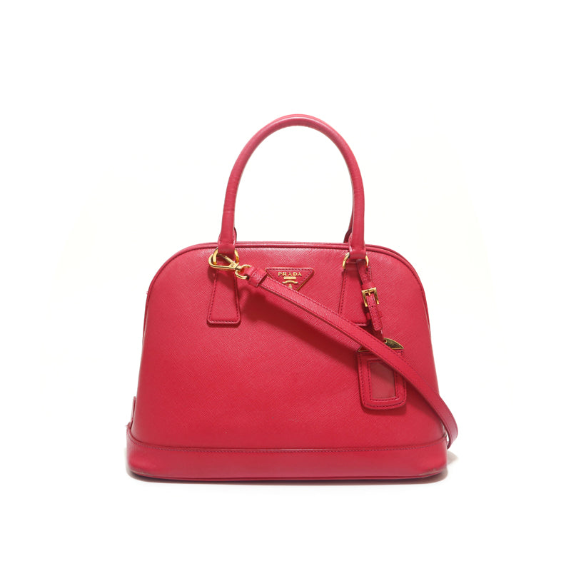 プラダ PRADA サフィアーノ 2way ハンドバッグ ピンク P15356 – NUIR