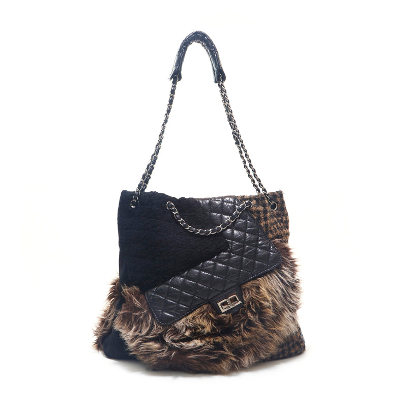 シャネル CHANEL 10A XL 2.55 ワン ショルダーバッグ ブラック