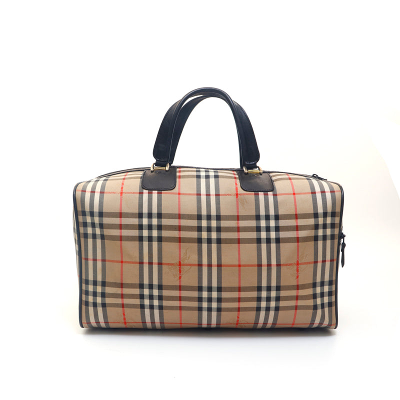 Burberry Nova Check Boston Bag Beige P15530 – NUIR VINTAGE
