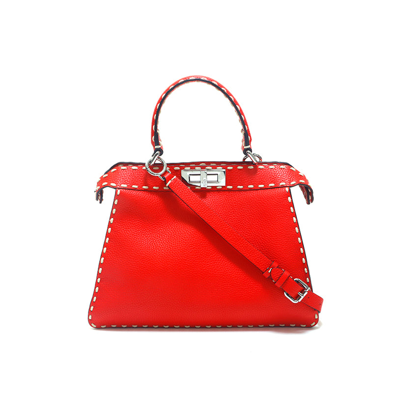 フェンディ FENDI セレリア ピーカブー ショルダーバッグ レザー