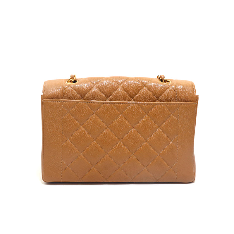 シャネル CHANEL キャビアスキン ココマーク ダイアナ マトラッセ