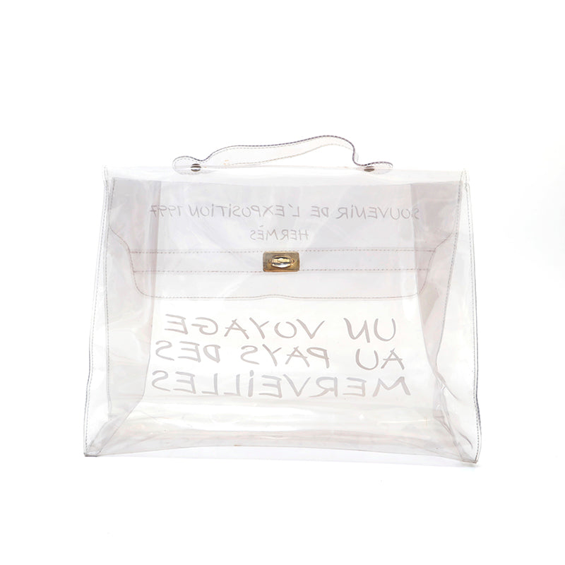 エルメス HERMES ビニールケリー ハンドバッグ クリア P15792 – NUIR