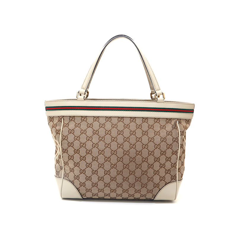 グッチ GUCCI GGキャンバス トート ハンドバッグ ブラウン P15797