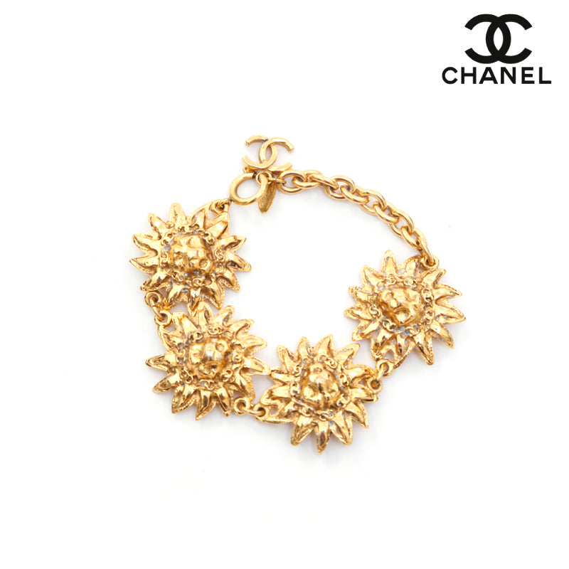 シャネル CHANEL ココマーク ライオン ブレスレット ゴールド P15891