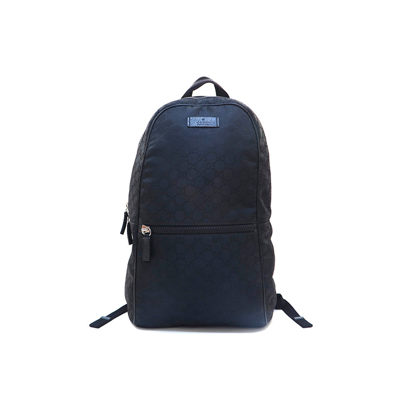 Backpack Rucksack Nylon Gucci Backpack GUCCI GG Pattern Black