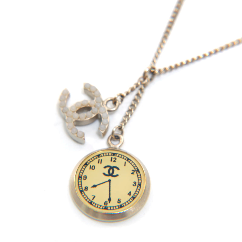 シャネル CHANEL ココマーク 時計モチーフ ネックレス ゴールド P15982