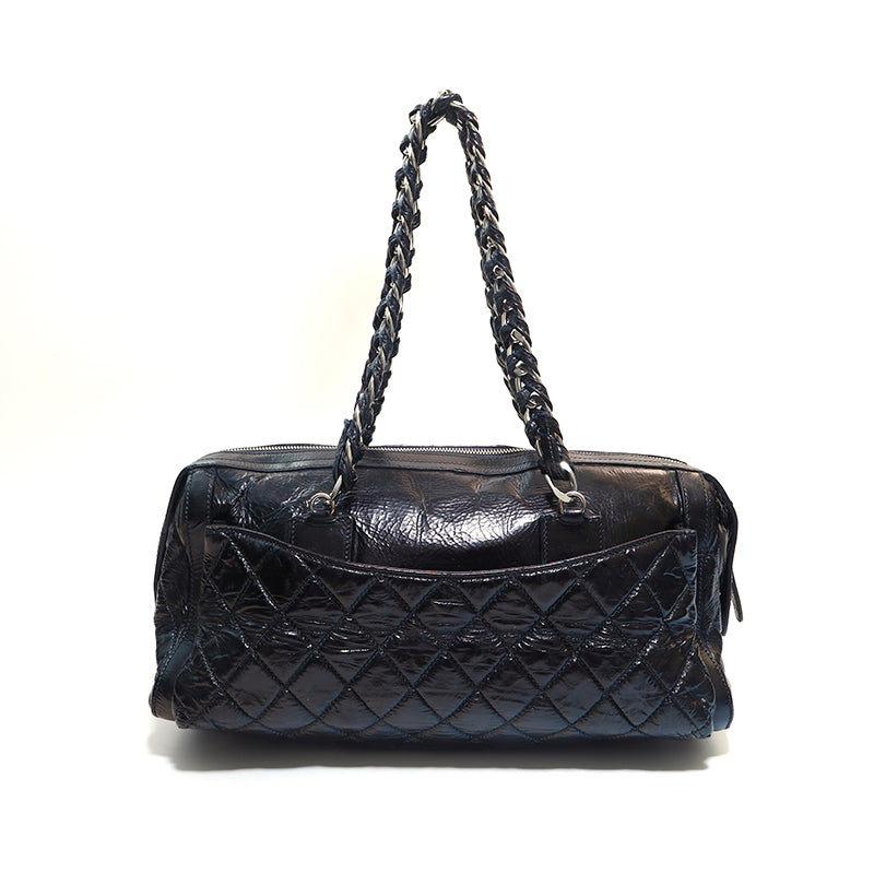 シャネル CHANEL マトラッセ チェーン ショルダーバッグ ブラック