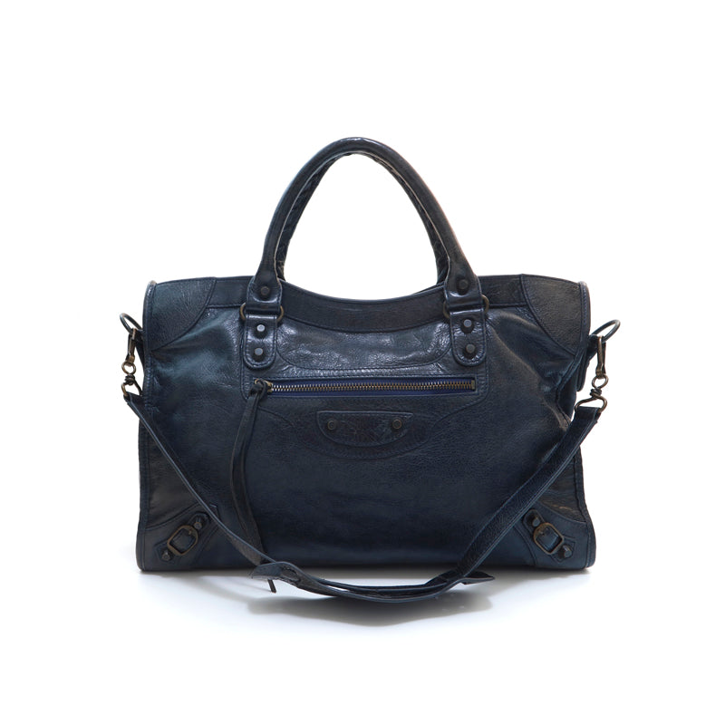 バレンシアガ BALENCIAGA ザ・シティ 2way ショルダーバッグ レザー
