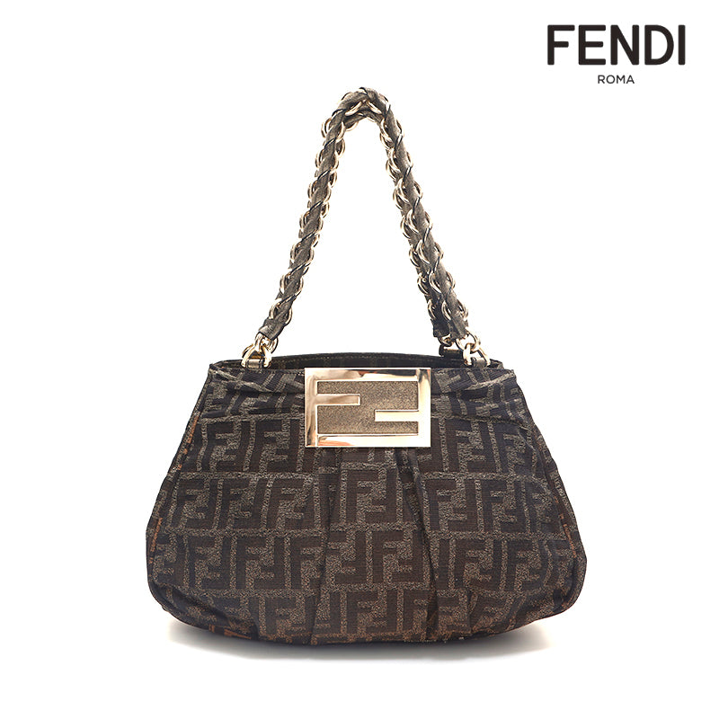 フェンディ FENDI ズッカ ミア グラデーション チェーン ショルダー