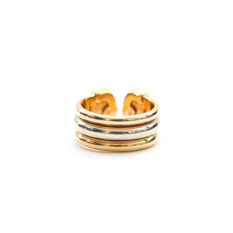 カルティエ CARTIER トリニティ スリーカラー Au 750 8.36g 48サイズ 8