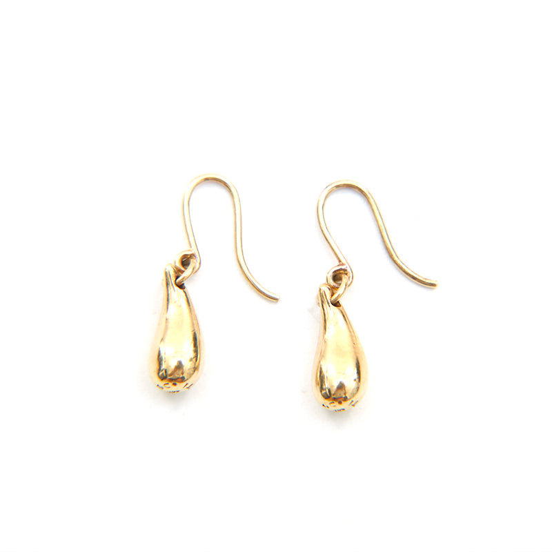 ゴールデンウィークラストSALE❕ ゴールド【 4mm×23mm 】18k Precious Metal-Plated Brass Curb Link Hoop Earrings