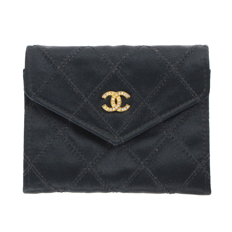シャネル CHANEL ラインストーン ビコローレ コインケース 1番台