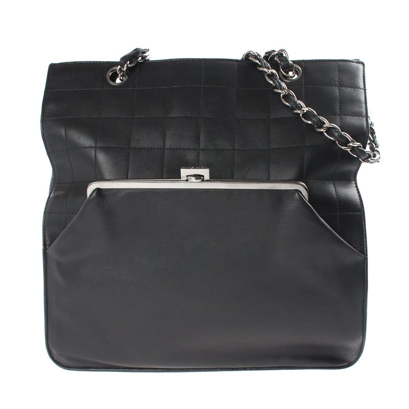 シャネル CHANEL チョコバー がま口ポケット チェーン ショルダー