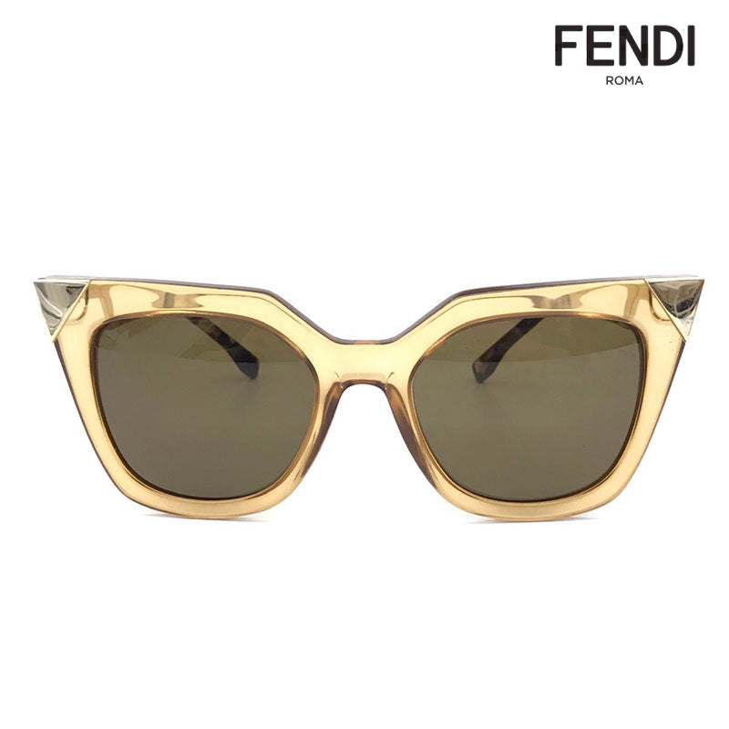 フェンディ FENDI キャットアイ型 サングラス ブラウン eitm0033
