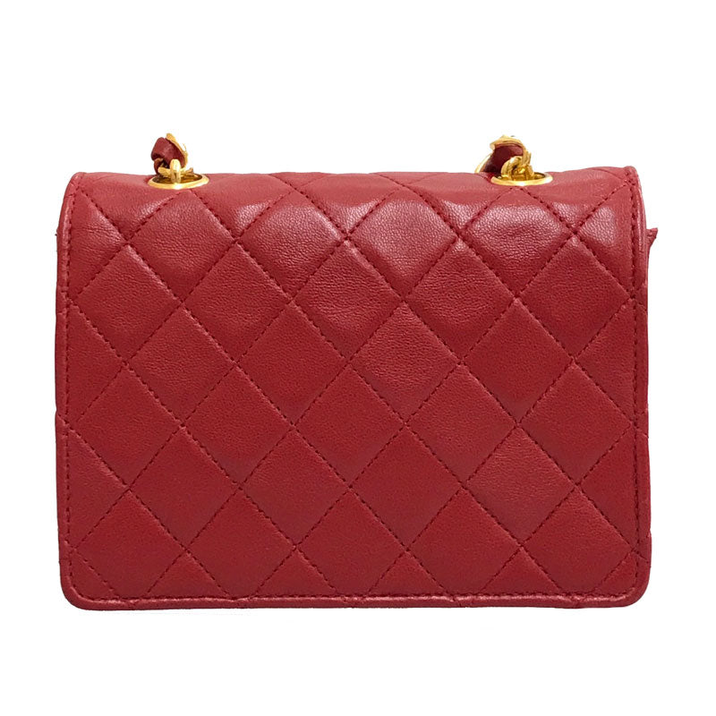 シャネル CHANEL ミニマトラッセ ターンロック チェーン ショルダー