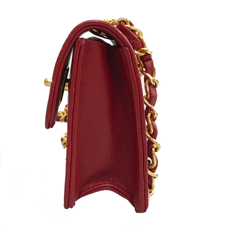 シャネル CHANEL ミニマトラッセ ターンロック チェーン ショルダー