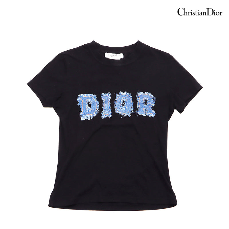 Christian Dior ロゴプリント Tシャツ 38 Christian Dior Christian Dior logo print size 38 short