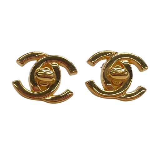 シャネル CHANEL ココマーク イヤリング VINTAGE 中古 定番 ゴールド 