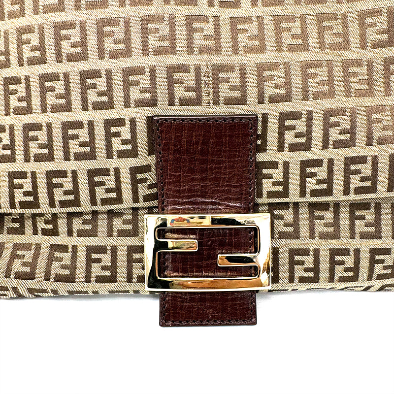 【ヴィンテージ】FENDI（フェンディ）マンマバケット スエードショルダーバッグ FENDI フェンディ FF金具 マンマバケット スエード レザー