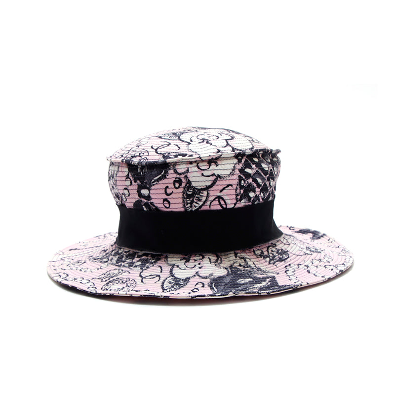 CHANEL カメリアハット シャネル CHANEL カメリア サイズ56 1990年代 ハット コットン