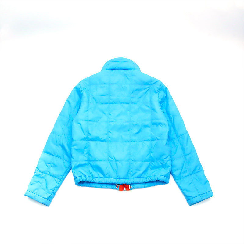 シャネル CHANEL バイカラー ブルゾン Size:44 袖刺繍ロゴ 中綿