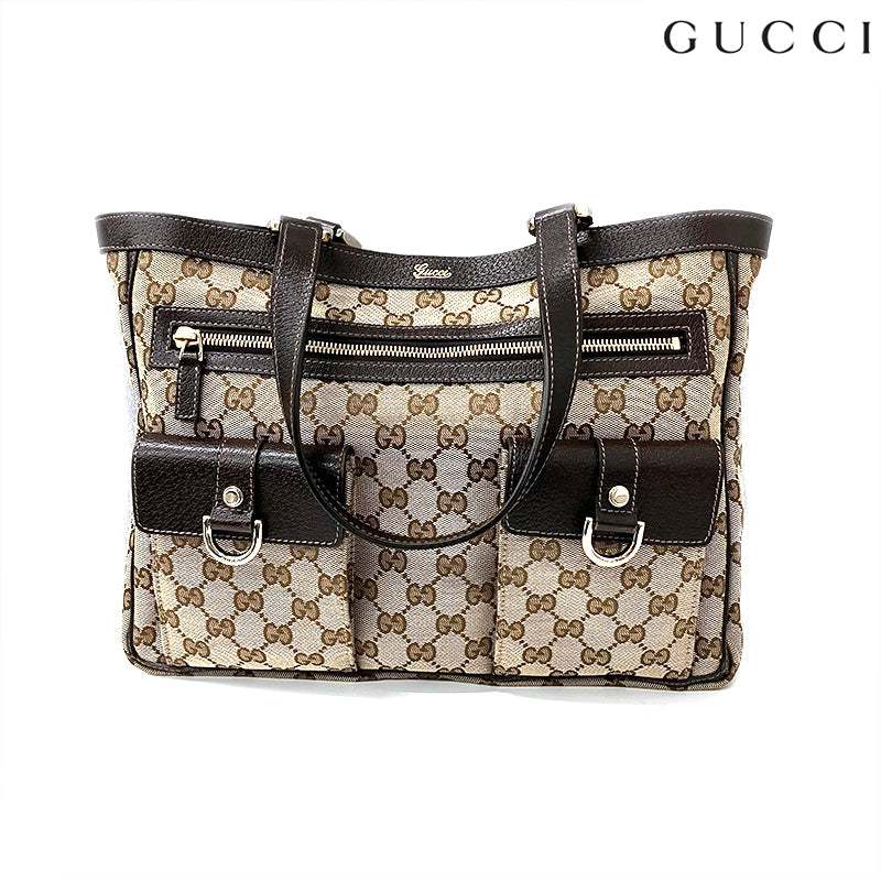 グッチ GUCCI GG キャンバス ワンショルダーバッグ バイカラー