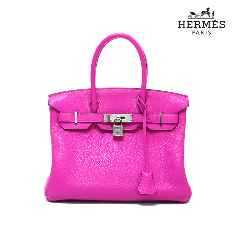 エルメス HERMES バーキン 30 トリヨンクレマンス マグノリア シルバー