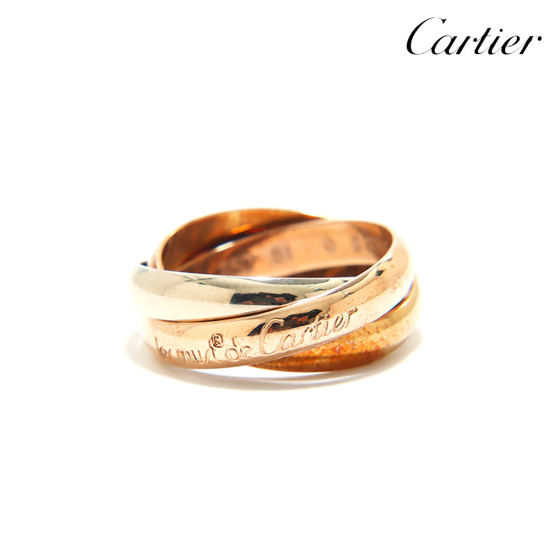 カルティエ CARTIER 18金 トリニティ スリーカラー 7.8g シンプル 定番