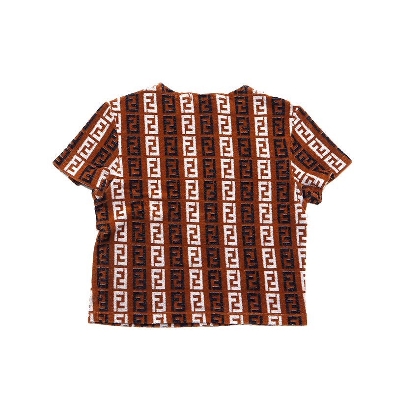 FENDI Short Sleeve T-shirt Brown WS3313 – NUIR VINTAGE