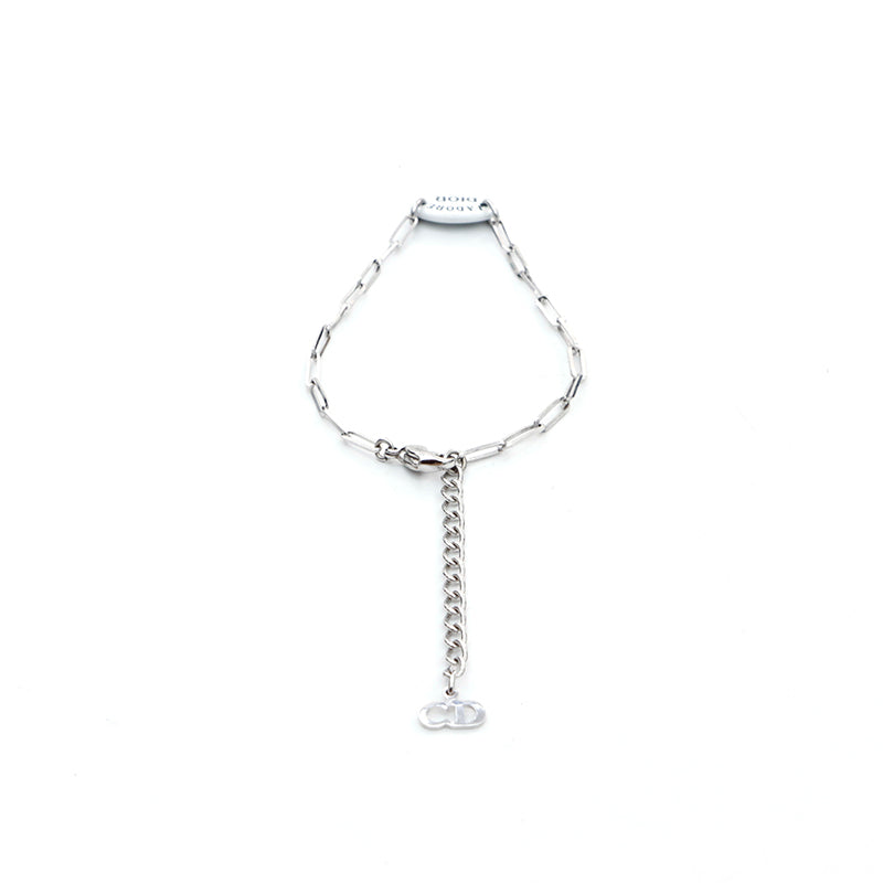 美品　ChristianDior ディオール　ブレスレット　シルバー　プレート クリスチャンディオール Christian Dior シルバープレート