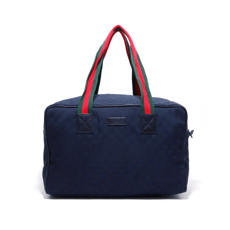 グッチ GUCCI GGキャンバス ボストンバッグ ブラック WS3898 – NUIR