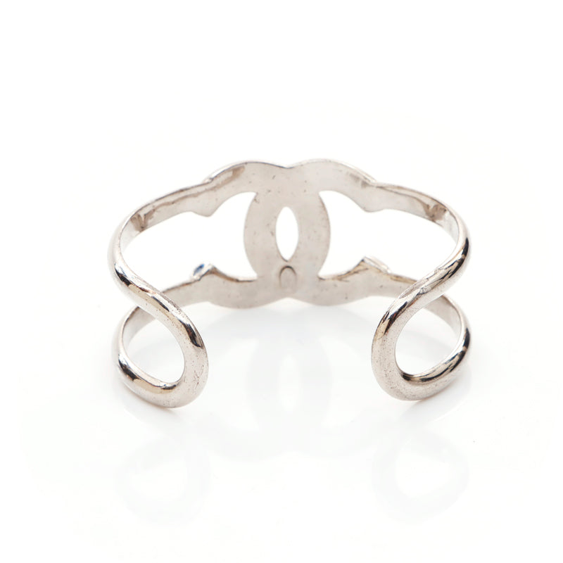 Chanel Coco Mark 1997 Bangle Silver WS4563 – NUIR VINTAGE