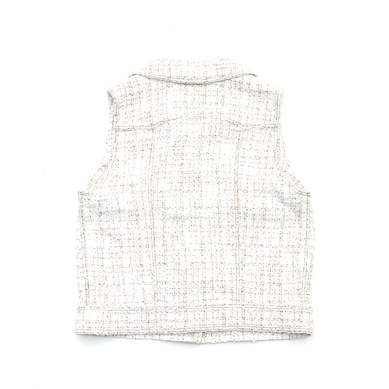 トップス candy tweed vest/white Tweed Vest Top - Burgundy | Online Boutique for Work Wear