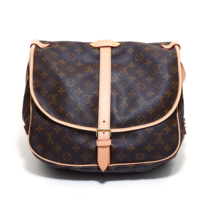 ルイ・ヴィトン LOUIS VUITTON モノグラム ソミュール メッセンジャーバッグ FH0921 ショルダーバッグ ブラウン WS47 –  NUIR VINTAGE