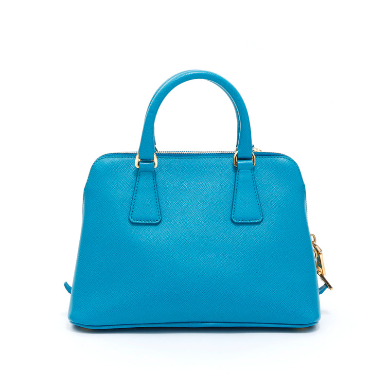 プラダ PRADA 2way サフィアーノ ショルダーバッグ ブルー WS5049