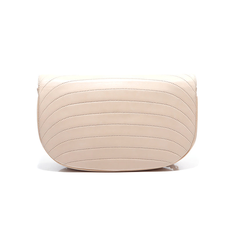 シャネル CHANEL ラムレザー 0番台 ハーフムーン ショルダー