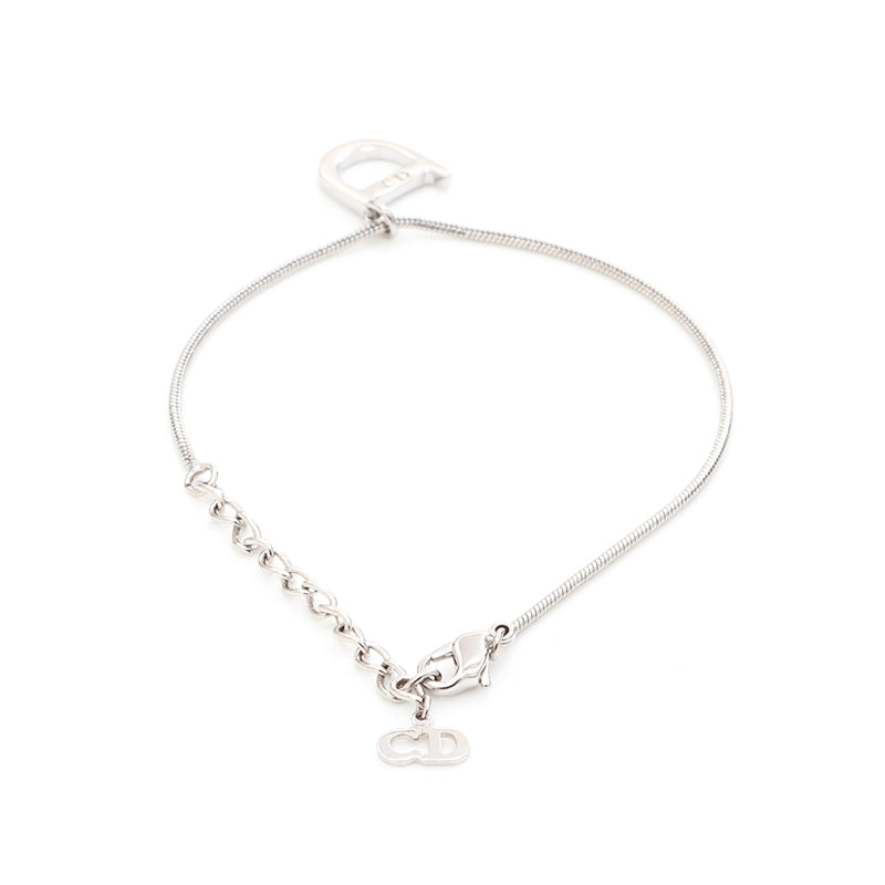Dior シルバーロゴブレスレット 中古・古着通販】Dior (ディオール) CD ICON チェーンリンク