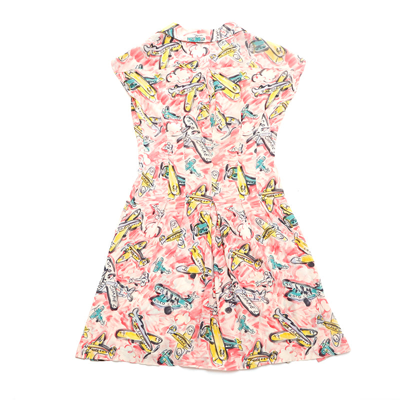 シャネルシャツワンピース！ 中古・古着通販】CHANEL (シャネル) シャツワンピース レッド